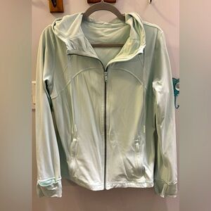 Lululemon Light Green Zip-Up Hoodie